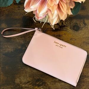 Kate Spade Blush Pink Wristlet